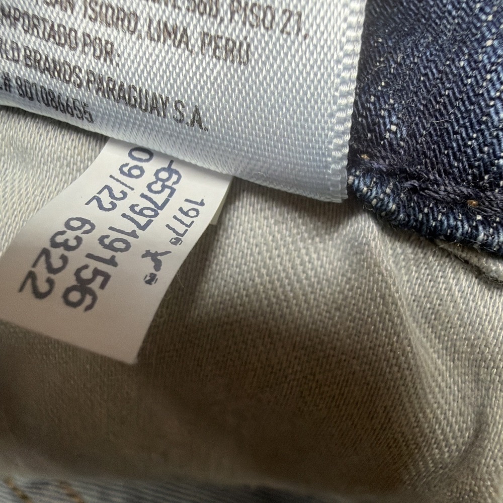 American Eagle Men's Athletic Fit Jeans Dark Wash Stretch Denim 36x32‎ - Picture 10 of 12